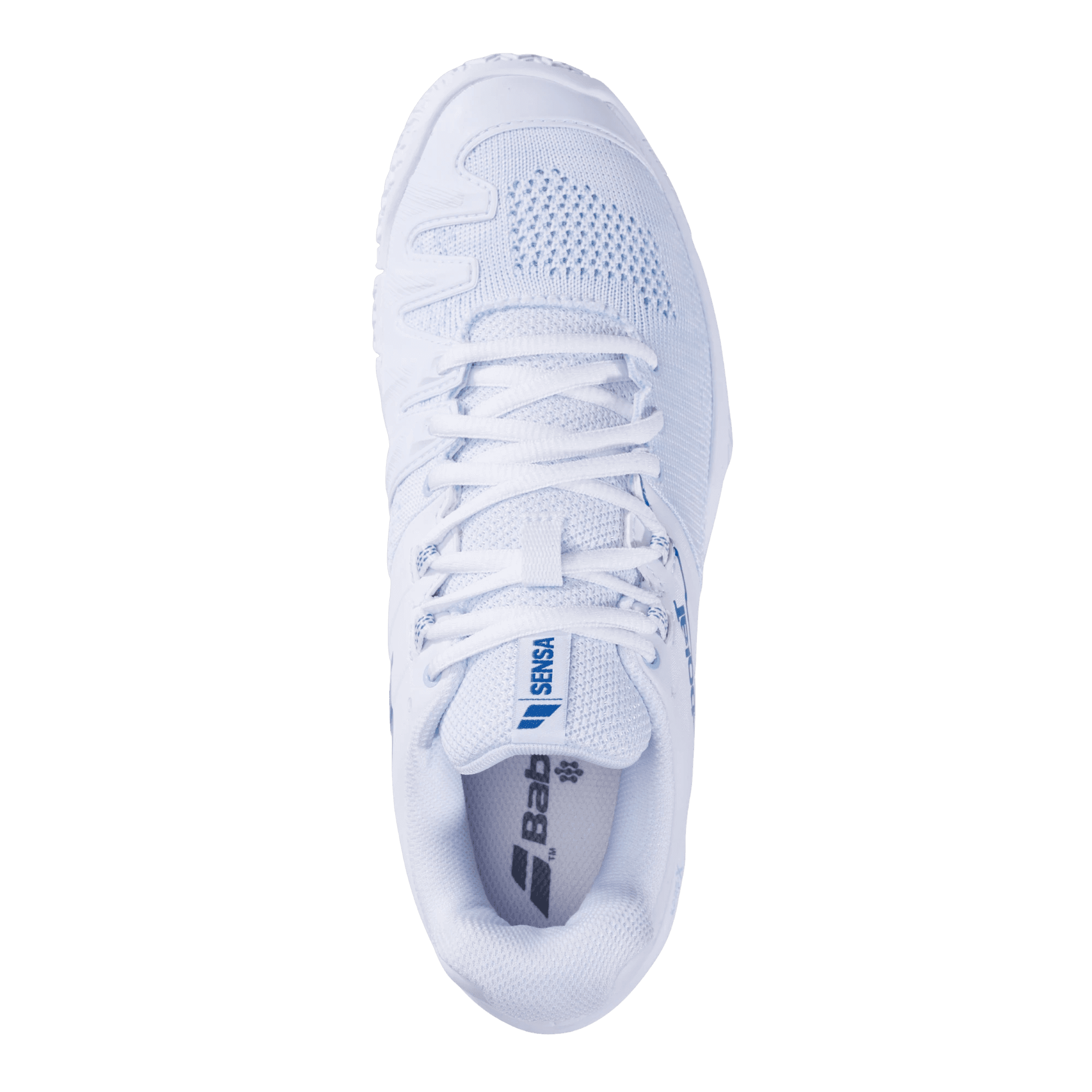 Babolat Sensa Women's White/Cool Blue Padel Shoes view 4
