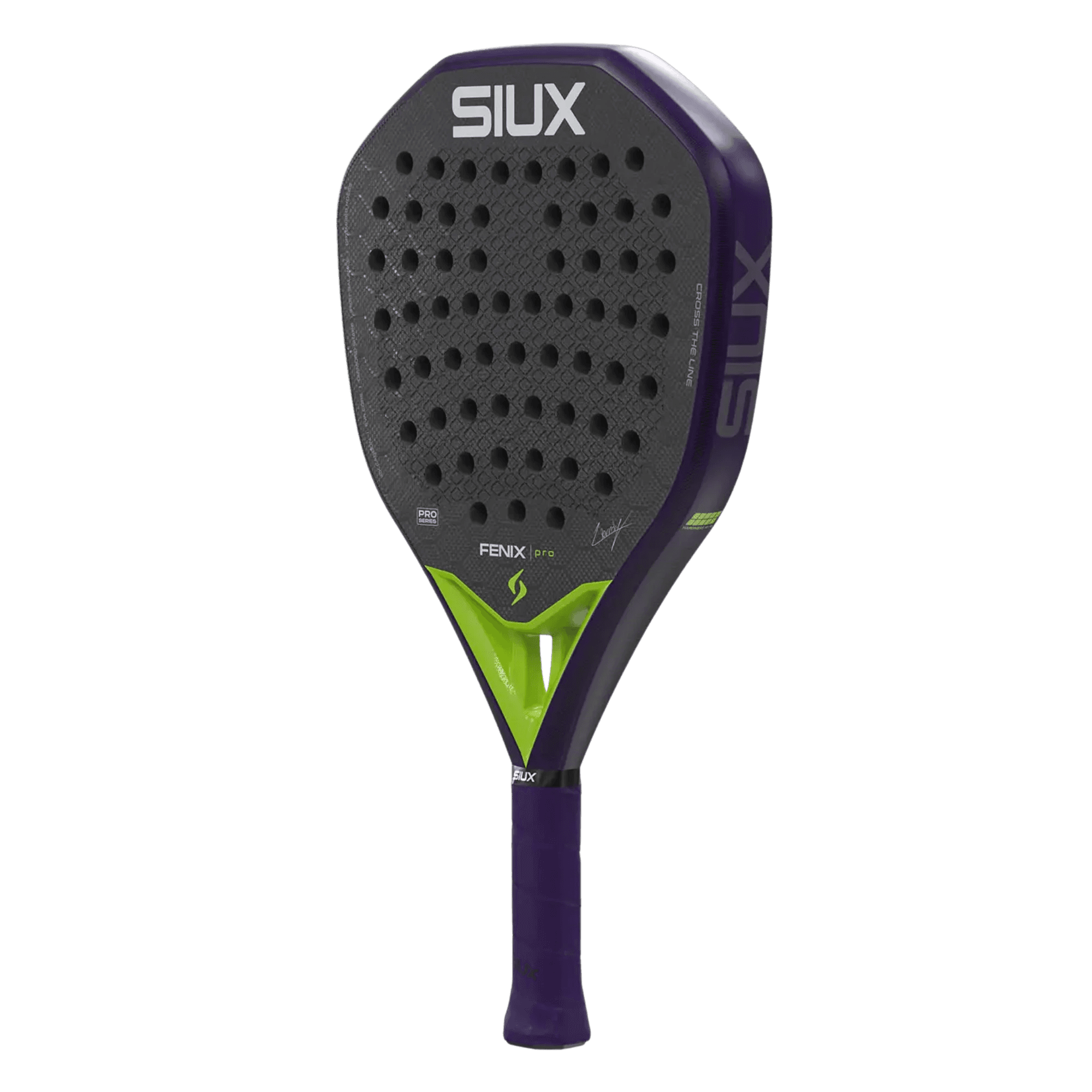 Siux Fenix Pro Glow Purple 2026 Padel Racket view 3