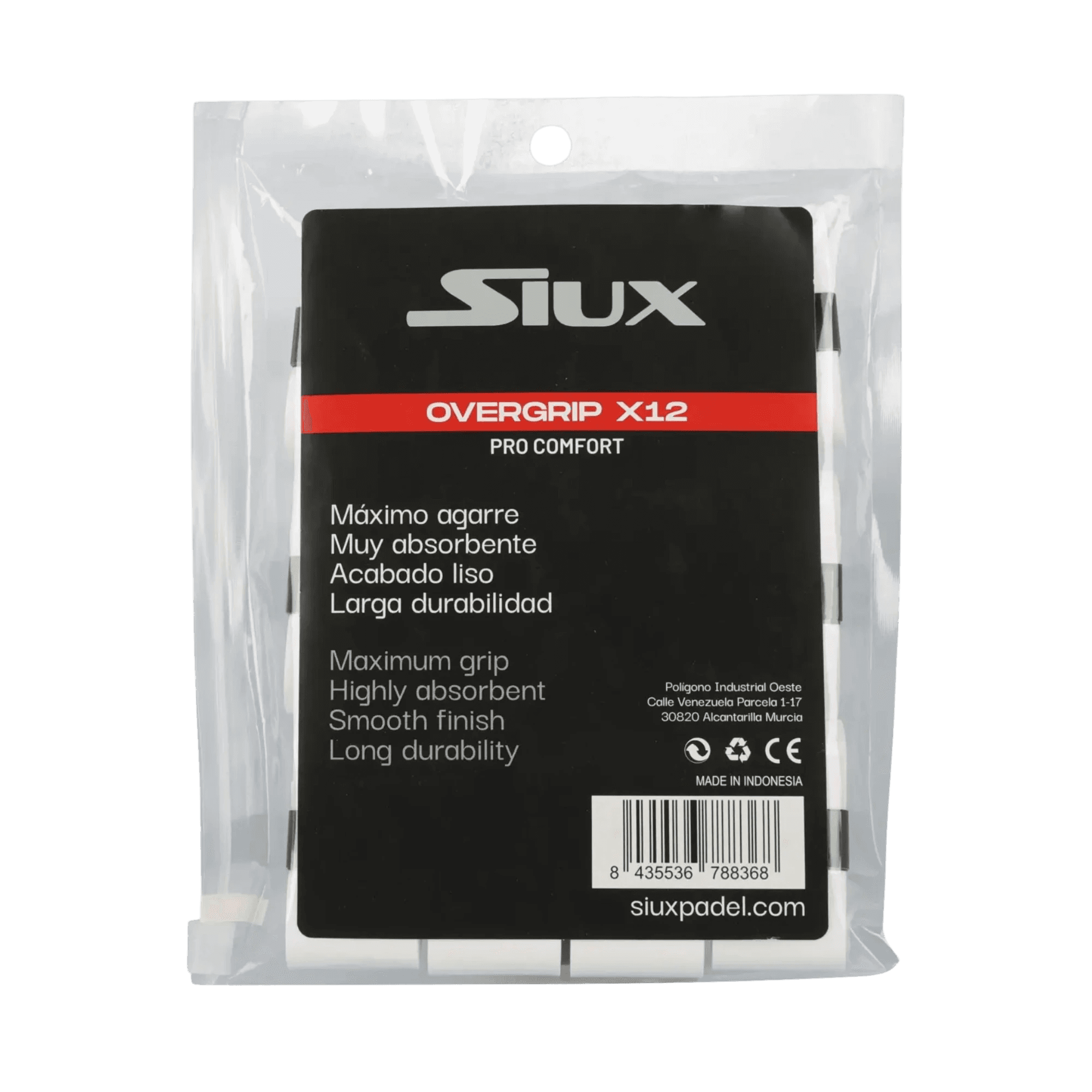 Siux Pro Comfort X12 Padel Overgrip