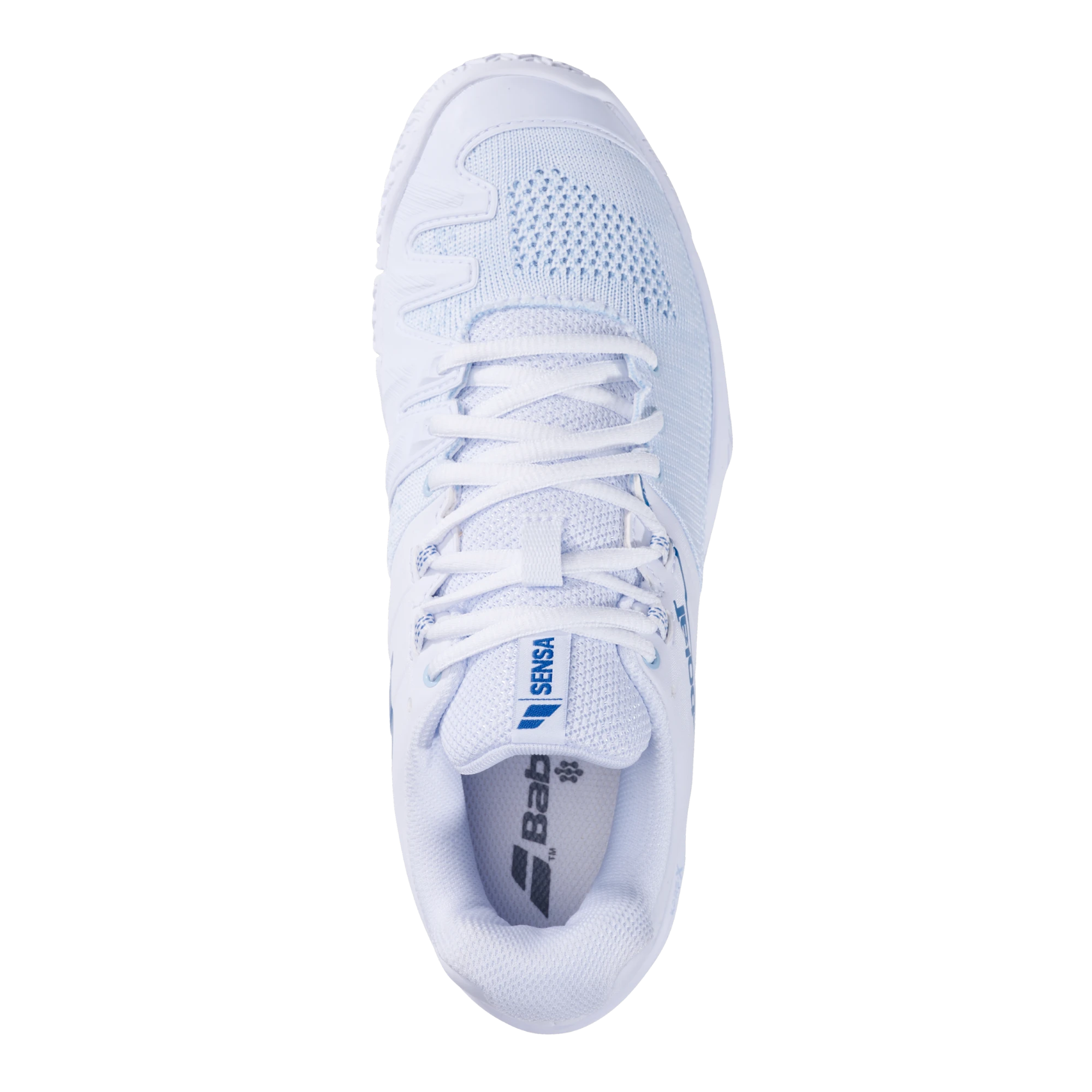 Babolat Sensa Women's White/Cool Blue Padel Shoes view 4