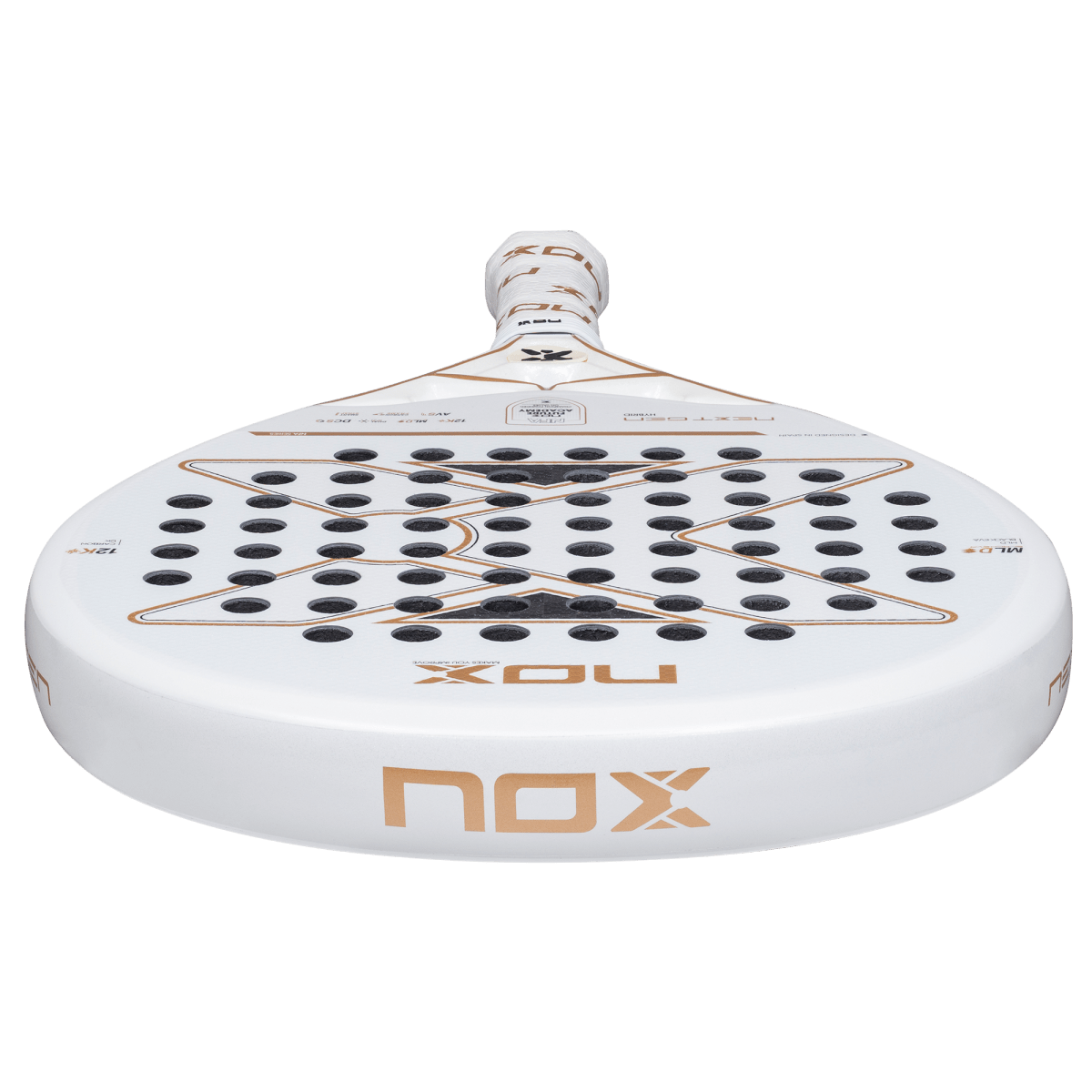 Nox NextGen Pro Hybrid 12K Padel Racket view 4