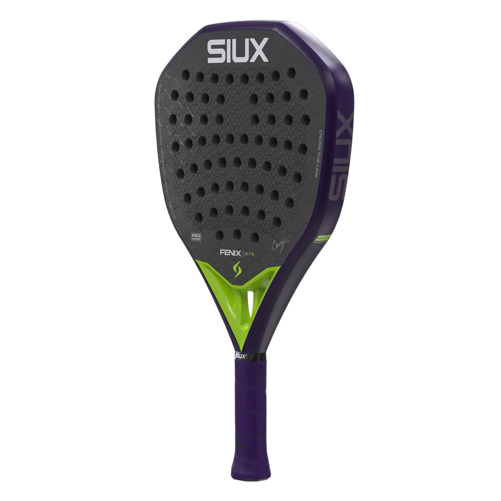 Siux Fenix Pro Glow Purple 2026 Padel Racket view 3